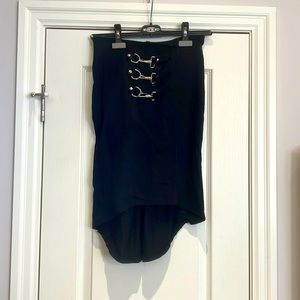 Lip Service Gangsta pranksta black skirt Sz Medium